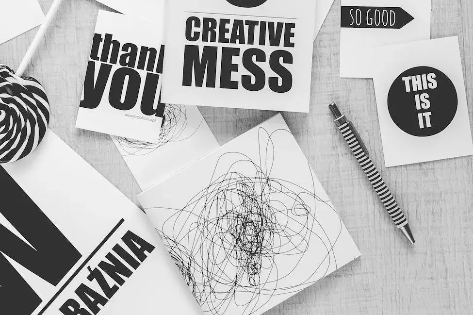 creative messages on paper