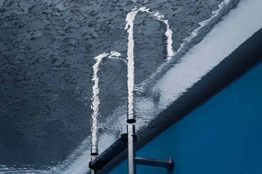 ladder in swmming pool