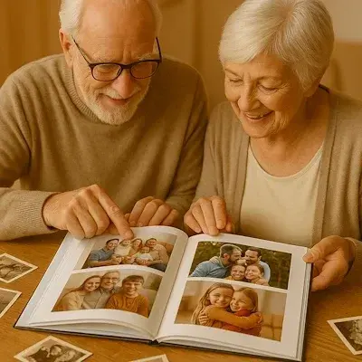 photo album of life's stories